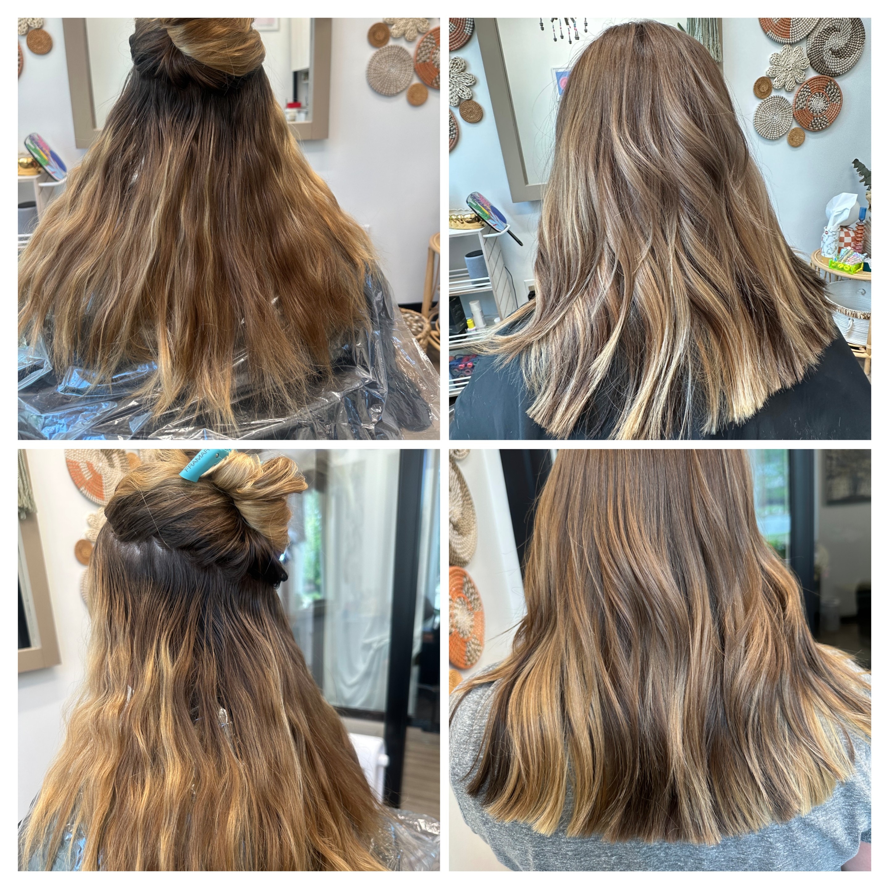 Highlights before and after