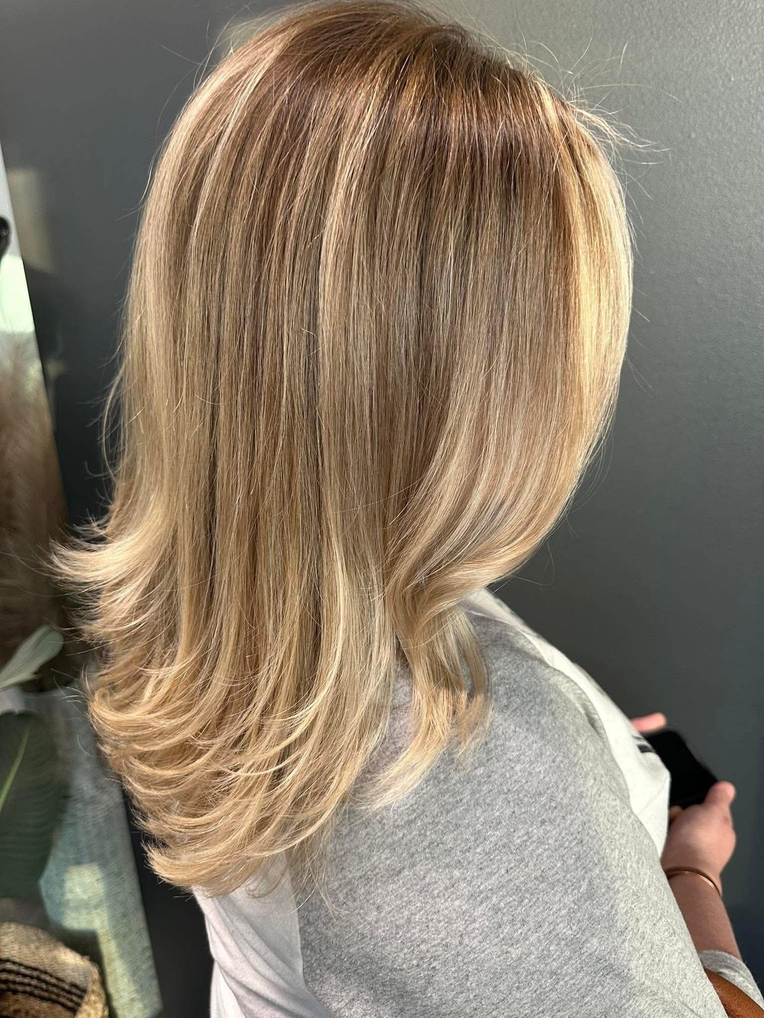 Blonde color result